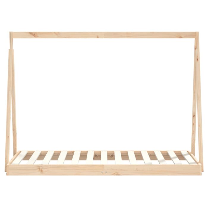 Cadre de lit pour enfant 80x160 cm bois de pin massif – Image 2