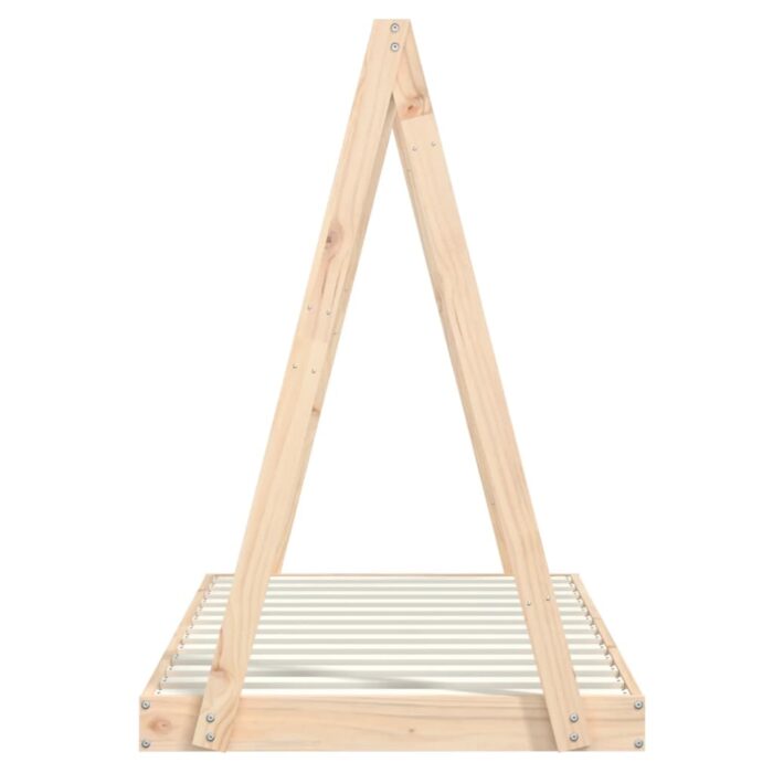 Cadre de lit pour enfant 80x160 cm bois de pin massif – Image 3