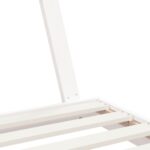 Cadre de lit pour enfants blanc 80x200 cm bois de pin massif – Image 5