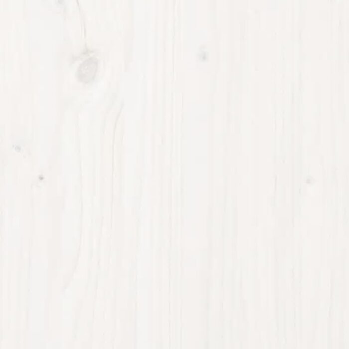 Cadre de lit pour enfants blanc 80x200 cm bois de pin massif – Image 6
