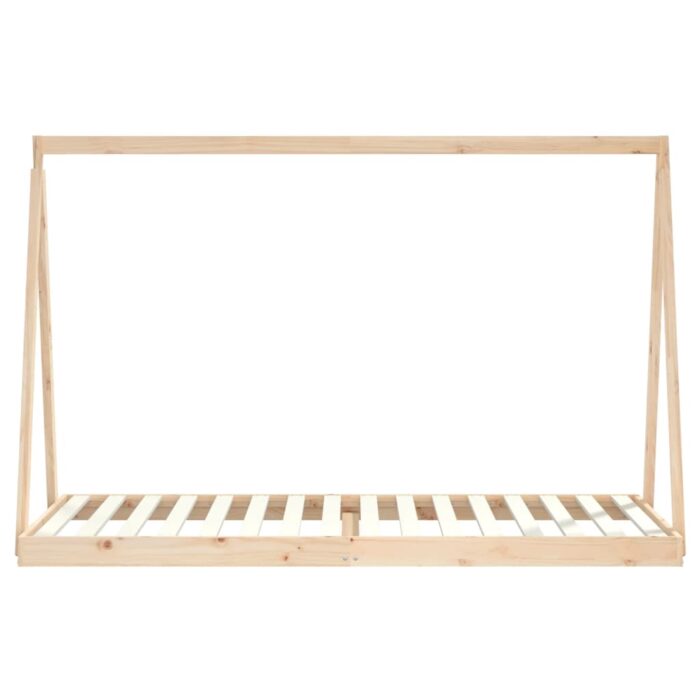 Cadre de lit pour enfants 90x200 cm bois de pin massif – Image 2