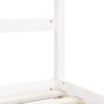 Cadre de lit enfant tiroirs blanc 80x200 cm bois de pin massif – Image 6