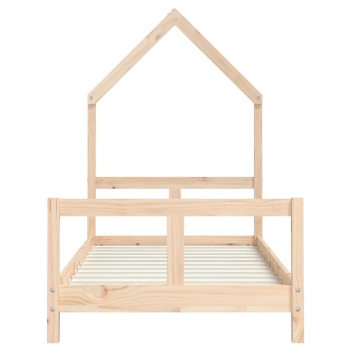 Cadre de lit pour enfant 80x160 cm bois de pin massif – Image 2