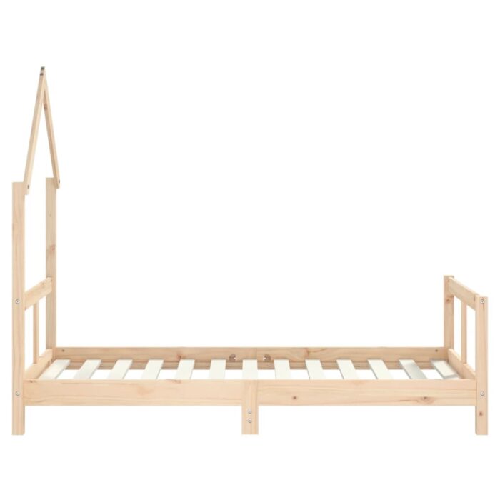 Cadre de lit pour enfant 80x160 cm bois de pin massif – Image 3