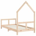 Cadre de lit pour enfant 80x160 cm bois de pin massif – Image 4