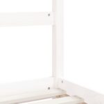 Cadre de lit pour enfants blanc 90x190 cm bois de pin massif – Image 5