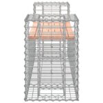 Banc de jardin design gabion 183x41x60,5 cm bois massif douglas – Image 2