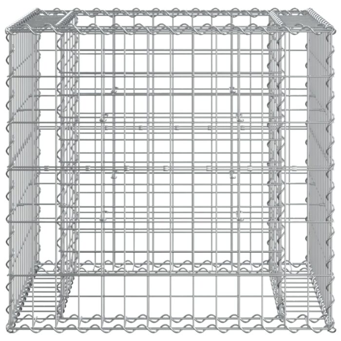 Banc de jardin avec panier en gabion bois de pin imprégné – Image 6