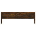 Meuble TV chêne fumé 120x40x40 cm bois d'ingénierie – Image 2