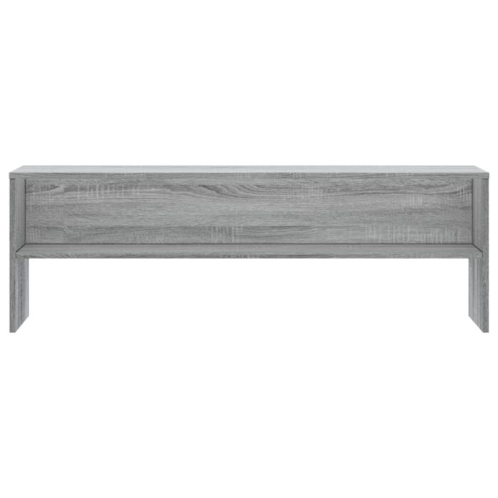 Meuble TV sonoma gris 120x40x40 cm bois d'ingénierie – Image 2