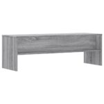 Meuble TV sonoma gris 120x40x40 cm bois d'ingénierie – Image 4