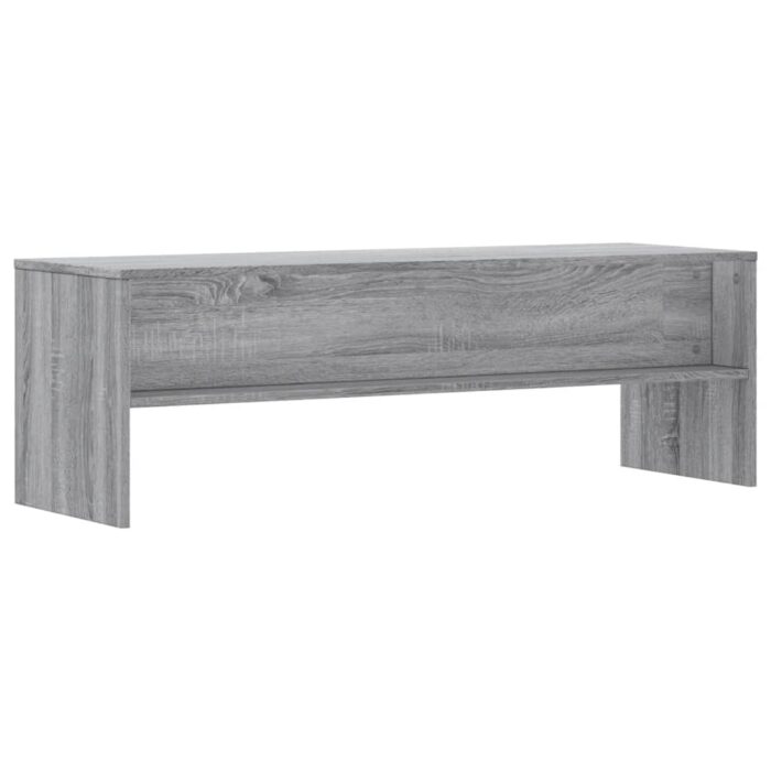 Meuble TV sonoma gris 120x40x40 cm bois d'ingénierie – Image 4
