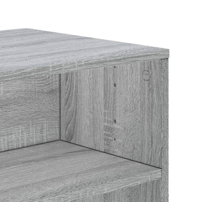 Meuble TV sonoma gris 120x40x40 cm bois d'ingénierie – Image 5