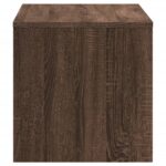 Meuble TV chêne marron 120x40x40 cm bois d'ingénierie – Image 3