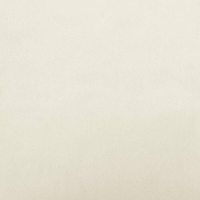 Canapé pour enfants crème 50x40x26,5 cm velours – Image 4