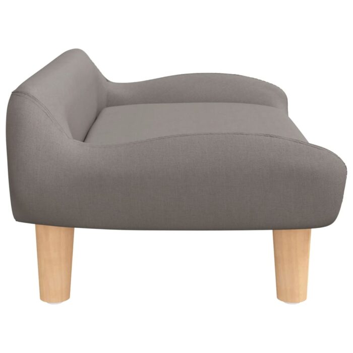 Canapé pour enfants taupe 70x40x24 cm tissu – Image 2