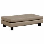 Canapé avec repose-pied pour enfants cappuccino 100x50x30 cm – Image 5