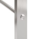 Portant de bois de chauffage 50x28x132 cm acier inoxydable – Image 4