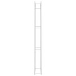 Portant de bois de chauffage 110x28x312 cm acier inoxydable – Image 3