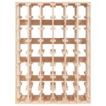 Casier à vin 70x33x94 cm Bois de pin massif – Image 2
