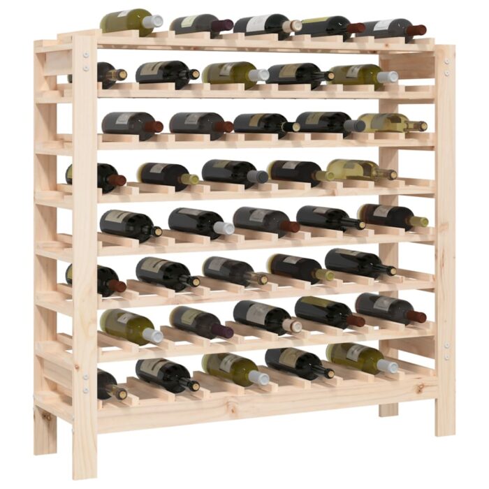 Casier à vin 109,5x30x107,5 cm Bois de pin massif – Image 2