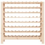 Casier à vin 109,5x30x107,5 cm Bois de pin massif – Image 3