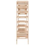 Casier à vin 109,5x30x107,5 cm Bois de pin massif – Image 4