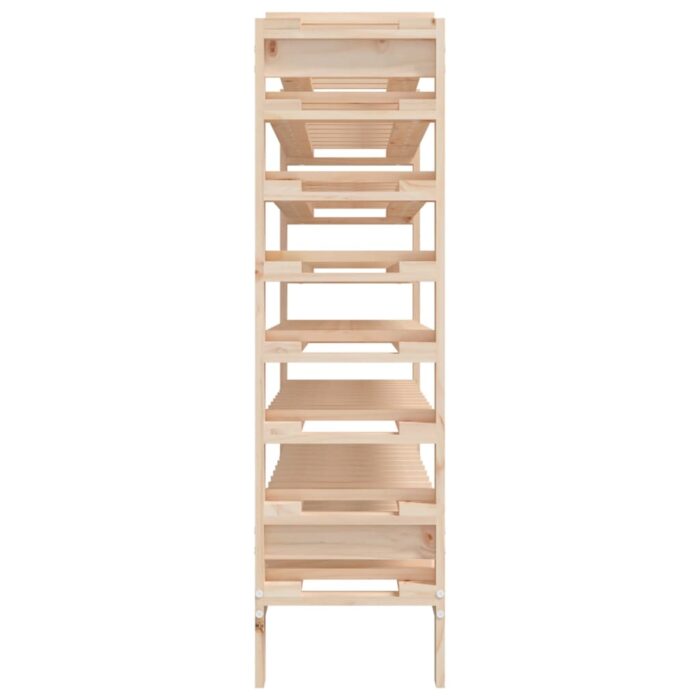 Casier à vin 109,5x30x107,5 cm Bois de pin massif – Image 4