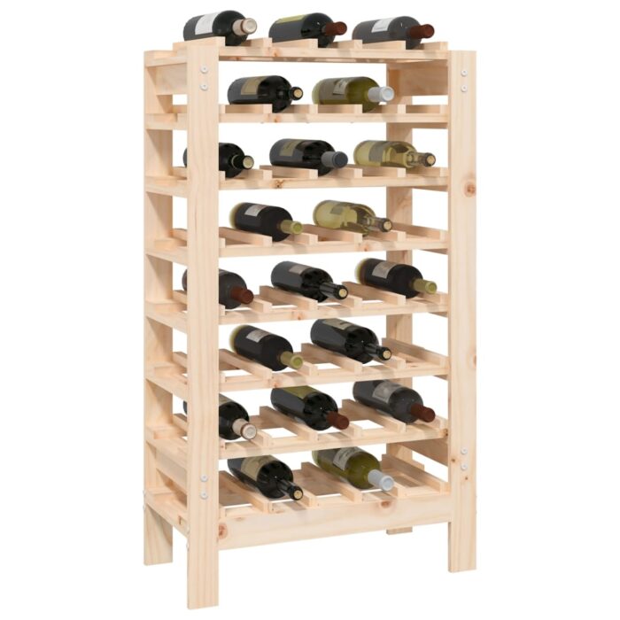 Casier à vin 61,5x30x107,5 cm Bois de pin massif – Image 2