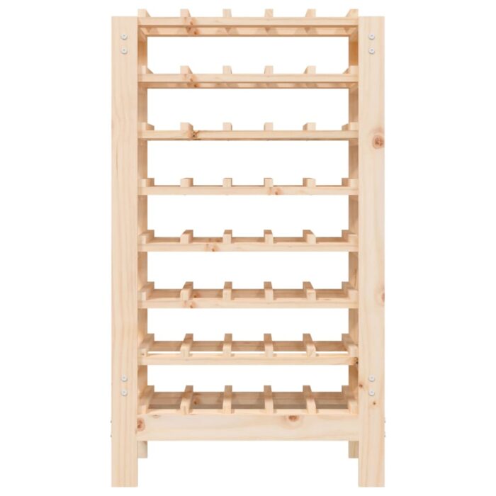 Casier à vin 61,5x30x107,5 cm Bois de pin massif – Image 3