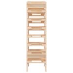 Casier à vin 61,5x30x107,5 cm Bois de pin massif – Image 4