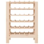 Casier à vin 61,5x30x82 cm Bois de pin massif – Image 3