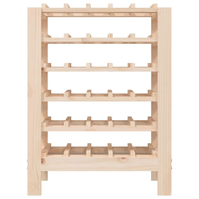 Casier à vin 61,5x30x82 cm Bois de pin massif – Image 3