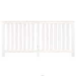 Cache-radiateur Blanc 169x19x84 cm Bois massif de pin – Image 3