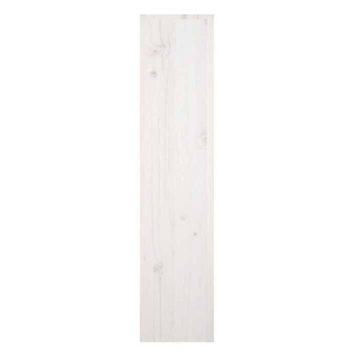 Cache-radiateur Blanc 169x19x84 cm Bois massif de pin – Image 4
