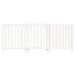Cache-radiateur Blanc 210x21x85 cm Bois massif de pin – Image 3