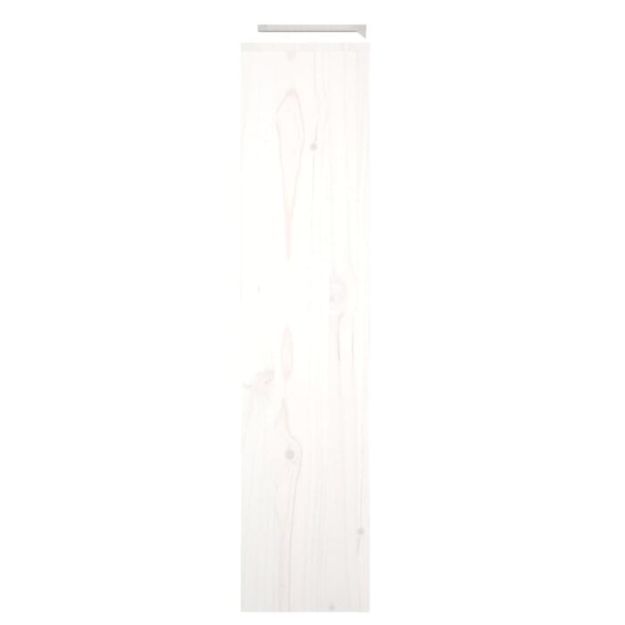 Cache-radiateur Blanc 210x21x85 cm Bois massif de pin – Image 4