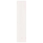 Cache-radiateur Blanc 79,5x19x84 cm Bois massif de pin – Image 4