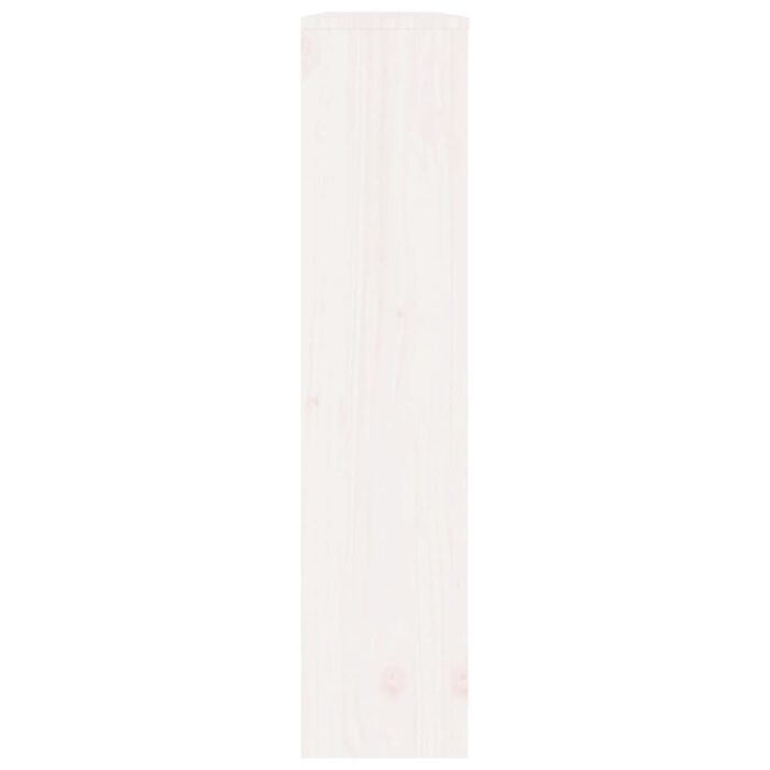 Cache-radiateur Blanc 108,5x19x84 cm Bois massif de pin – Image 4