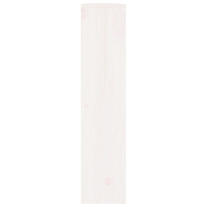 Cache-radiateur Blanc 153x19x84 cm Bois massif de pin – Image 4