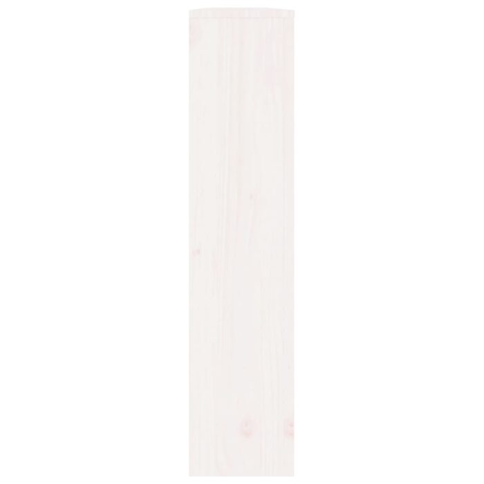 Cache-radiateur Blanc 169x19x84 cm Bois massif de pin – Image 4