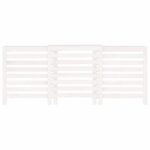 Cache-radiateur Blanc 210x21x85 cm Bois massif de pin – Image 3
