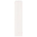 Cache-radiateur Blanc 210x21x85 cm Bois massif de pin – Image 4