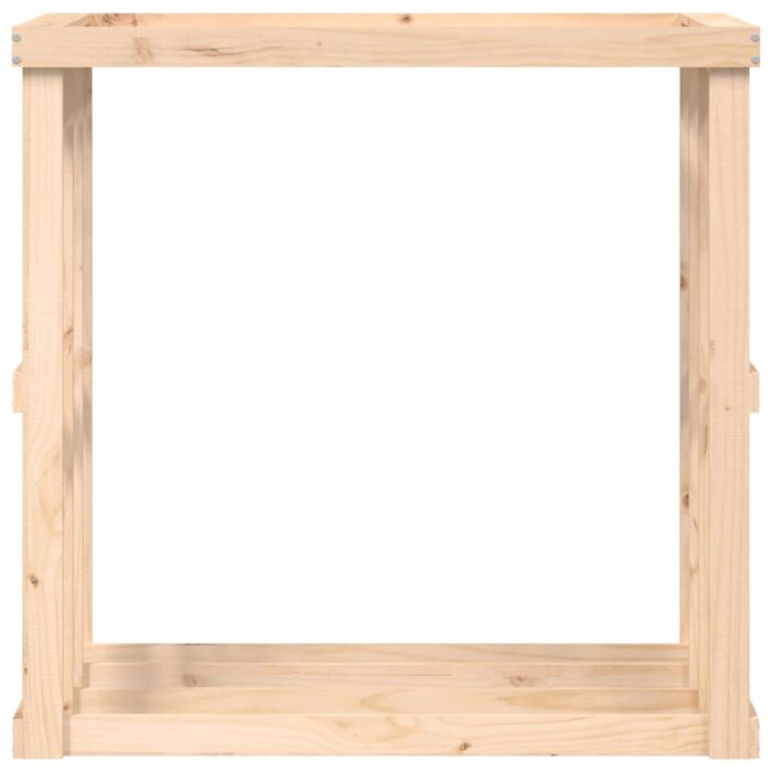 Porte-bûches d’extérieur 108x52x106 cm Bois massif de pin – Image 4