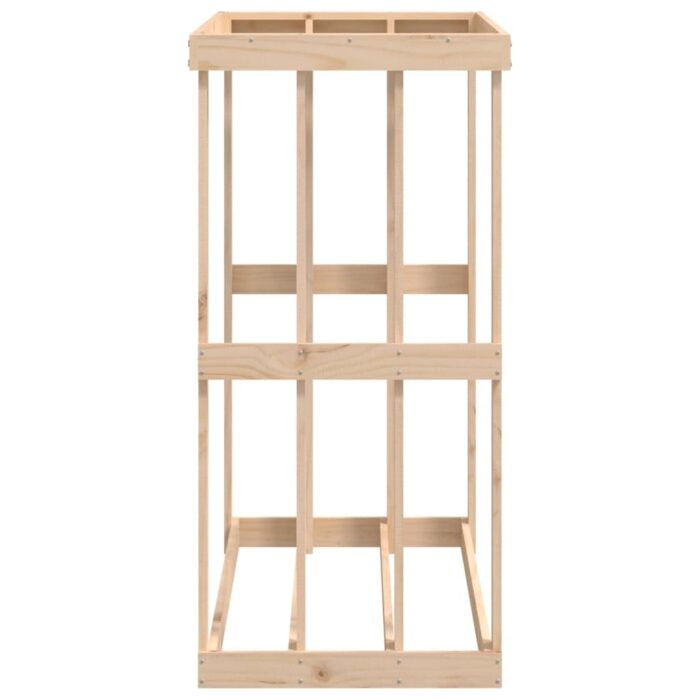 Porte-bûches d’extérieur 108x52x106 cm Bois massif de pin – Image 5