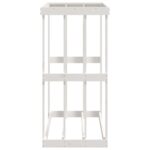 Porte-bûches d’extérieur Blanc 108x52x106 cm Bois massif de pin – Image 5
