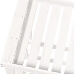 Porte-bûches d’extérieur Blanc 108x52x74 cm Bois massif de pin – Image 5