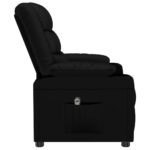 Fauteuil inclinable électrique Noir Similicuir – Image 3