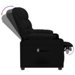 Fauteuil inclinable électrique Noir Similicuir – Image 6