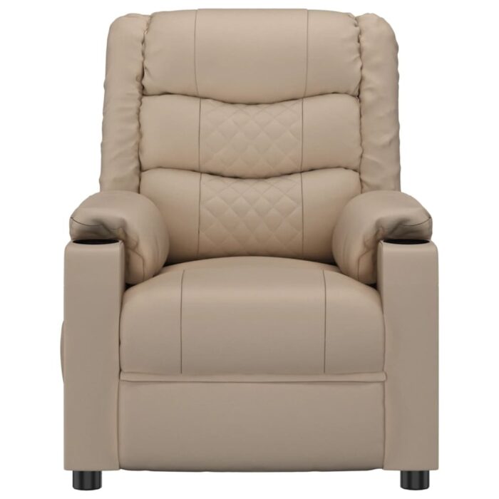 Fauteuil de massage électrique Cappuccino Similicuir – Image 2
